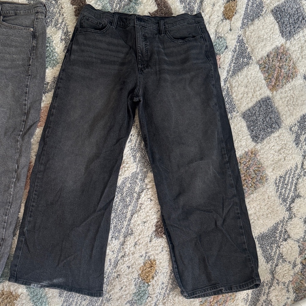 Scoop Baggy Wide-Leg Jeans